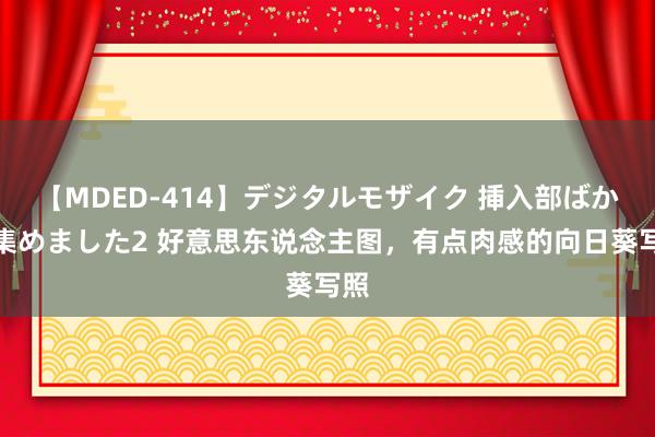 【MDED-414】デジタルモザイク 挿入部ばかり集めました2 好意思东说念主图，有点肉感的向日葵写照